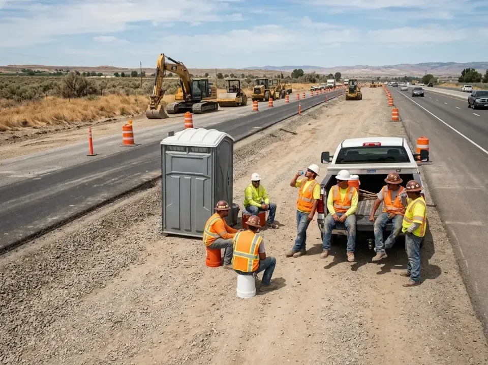highway-road-construction-crew-007 — frequently asked questions, Porta Potty and Restroom Rentals in Strawberry Plains, TN